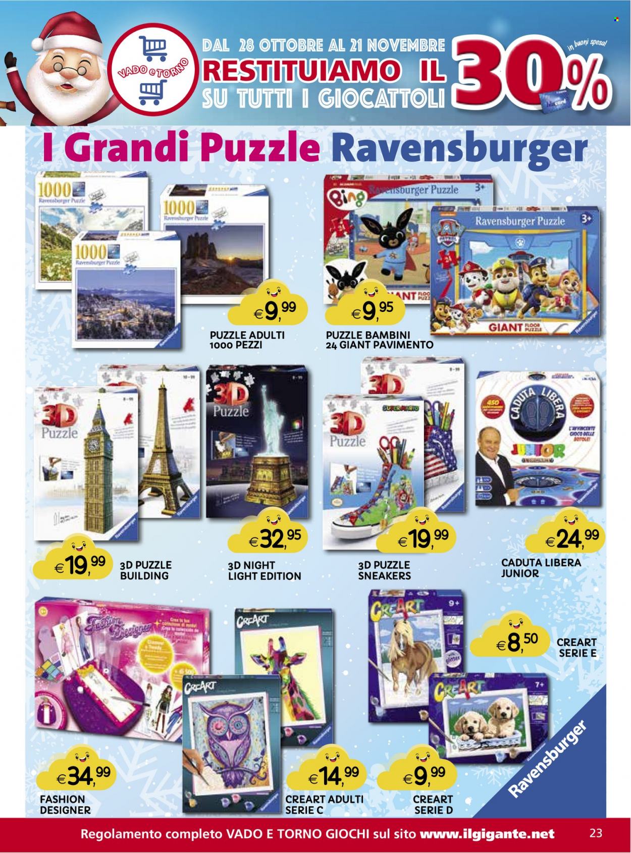 Volantino Il Gigante - 28/10/2021 - 21/11/2021. Pagina 23