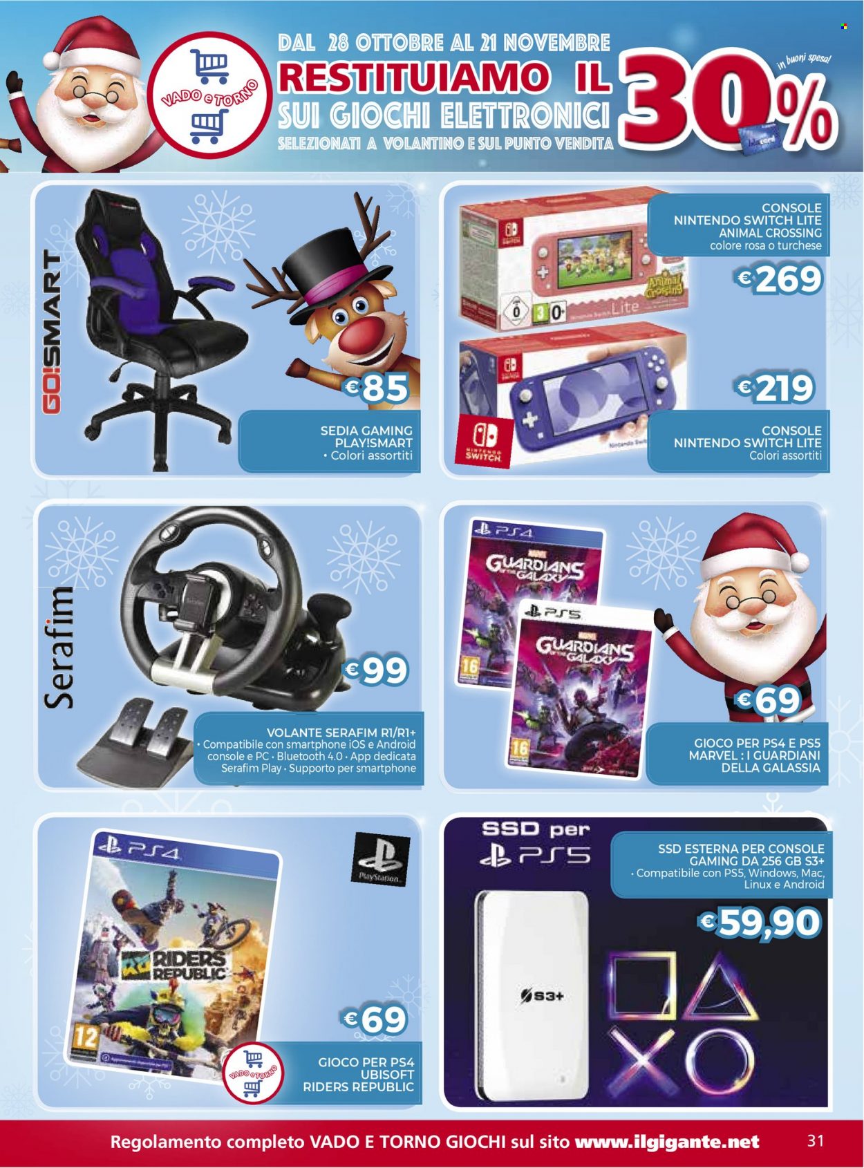 Volantino Il Gigante - 28/10/2021 - 21/11/2021. Pagina 31