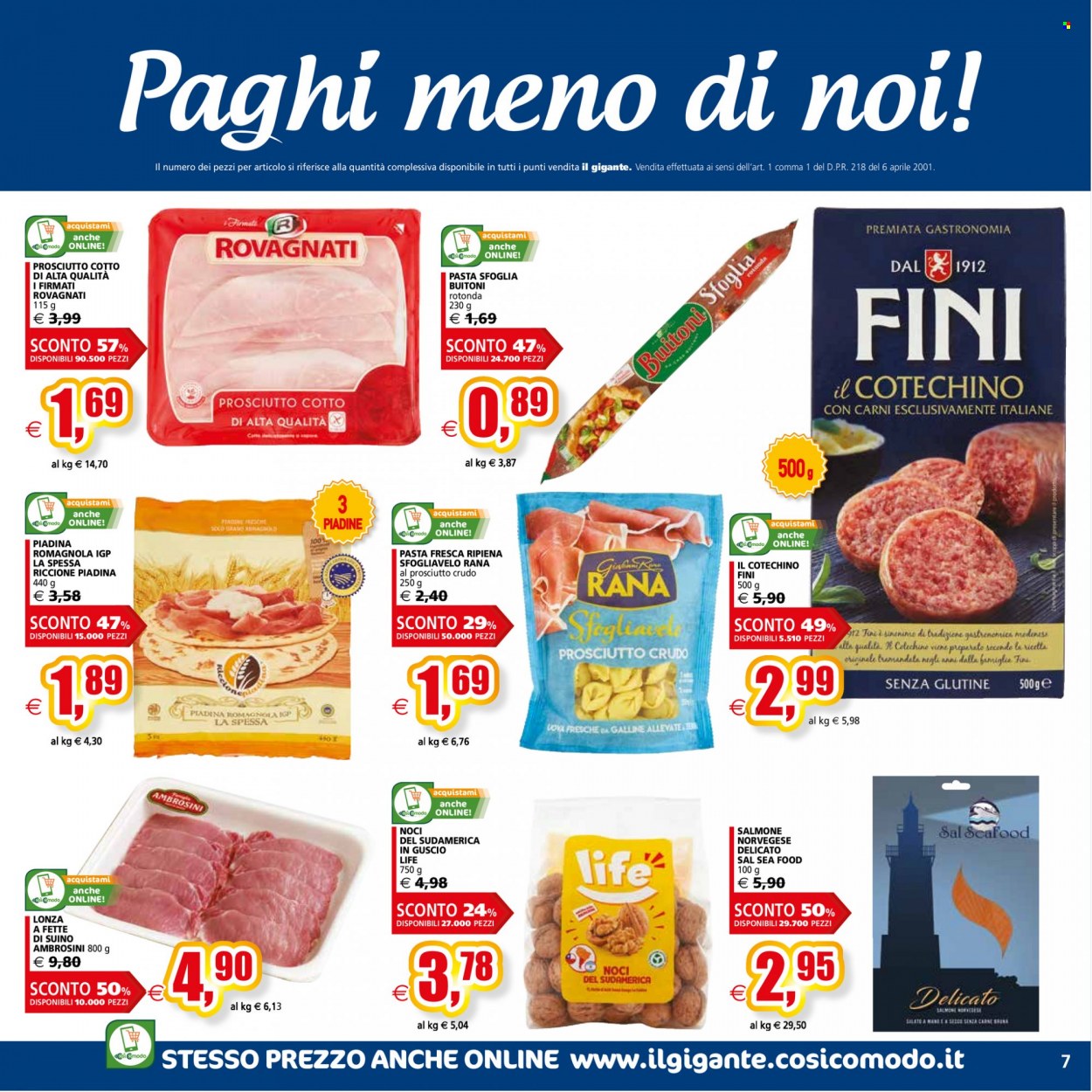 Volantino Il Gigante - 28/10/2021 - 6/11/2021. Pagina 7