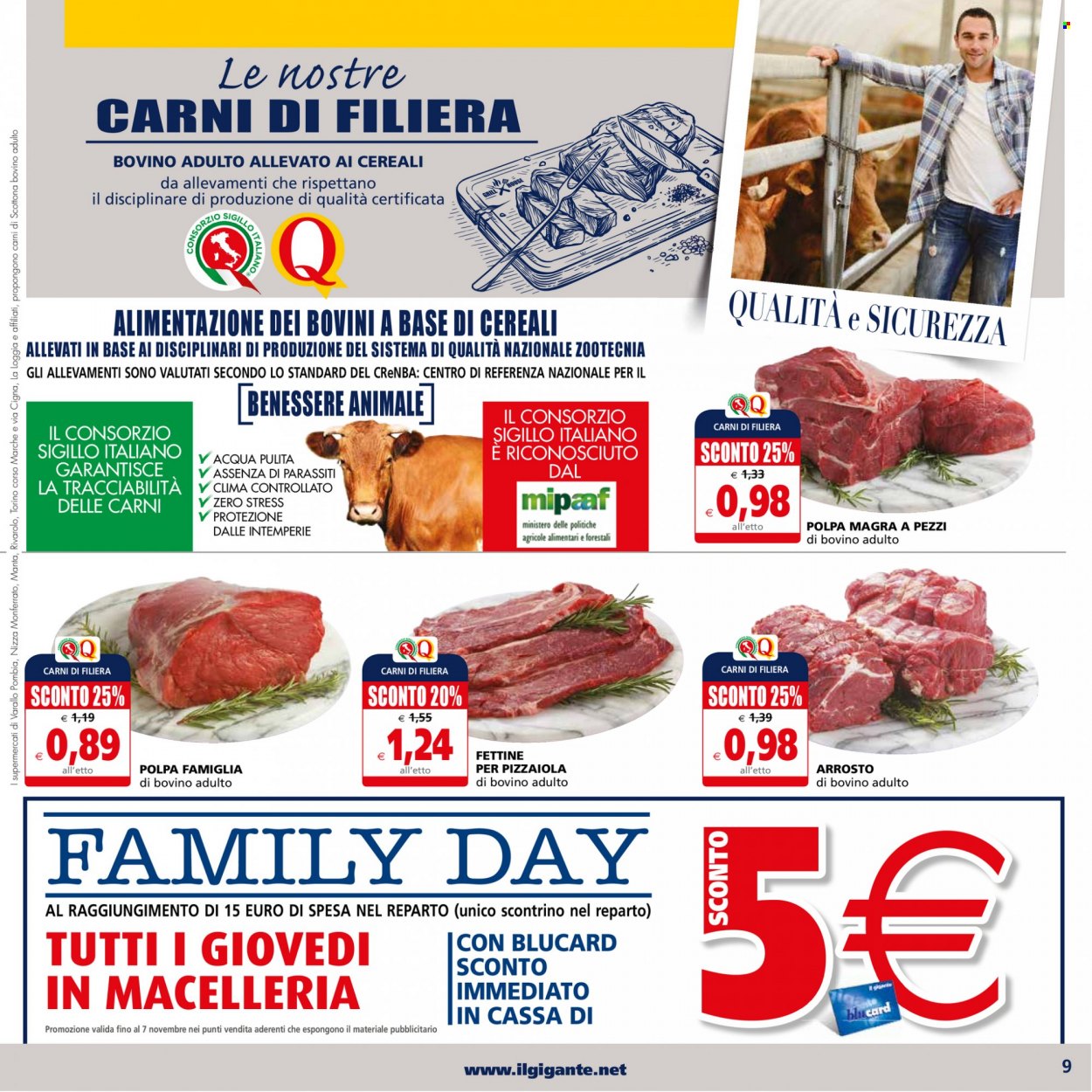 Volantino Il Gigante - 28/10/2021 - 6/11/2021. Pagina 9