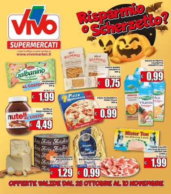 Volantino Supermercati VIVO - 28/10/2021 - 10/11/2021.