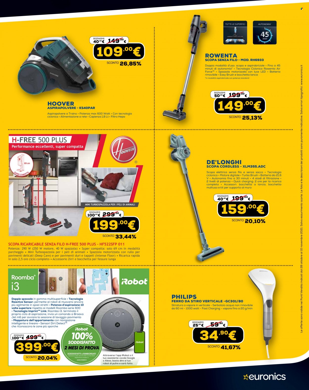Volantino Euronics - 28/10/2021 - 10/11/2021. Pagina 27