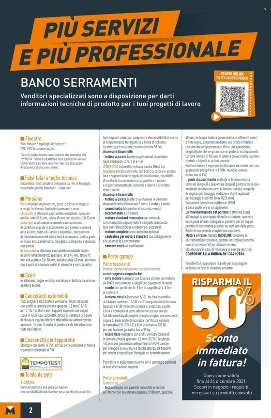 thumbnail - Volantino Tecnomat by Bricoman - 28/10/2021 - 24/11/2021 - Prodotti in offerta - telecomando, luce, cemento, lamiera, maniglia, serratura. Pagina 2.