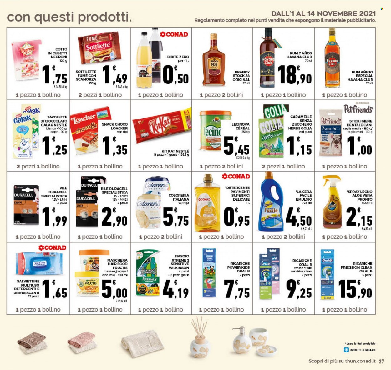 Volantino Conad - 4/11/2021 - 13/11/2021. Pagina 27
