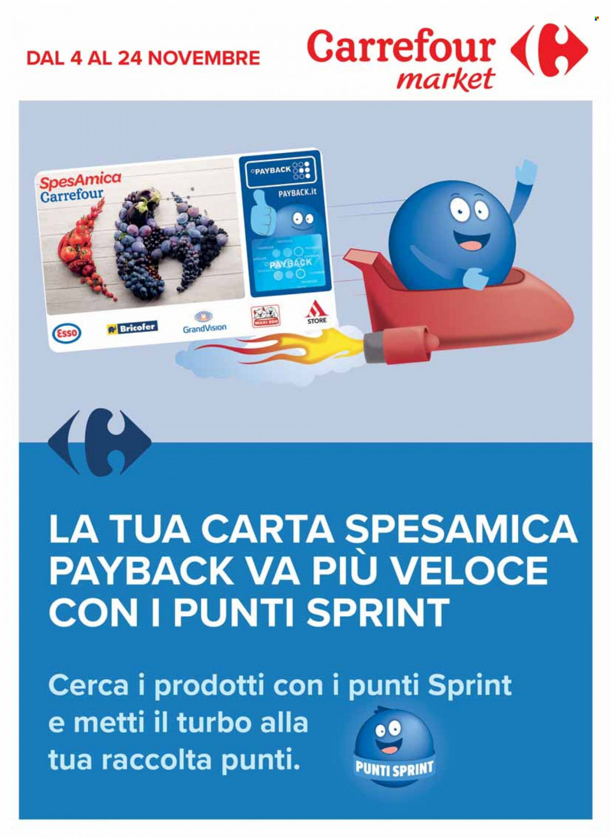 Volantino Carrefour - 4/11/2021 - 24/11/2021. Pagina 1