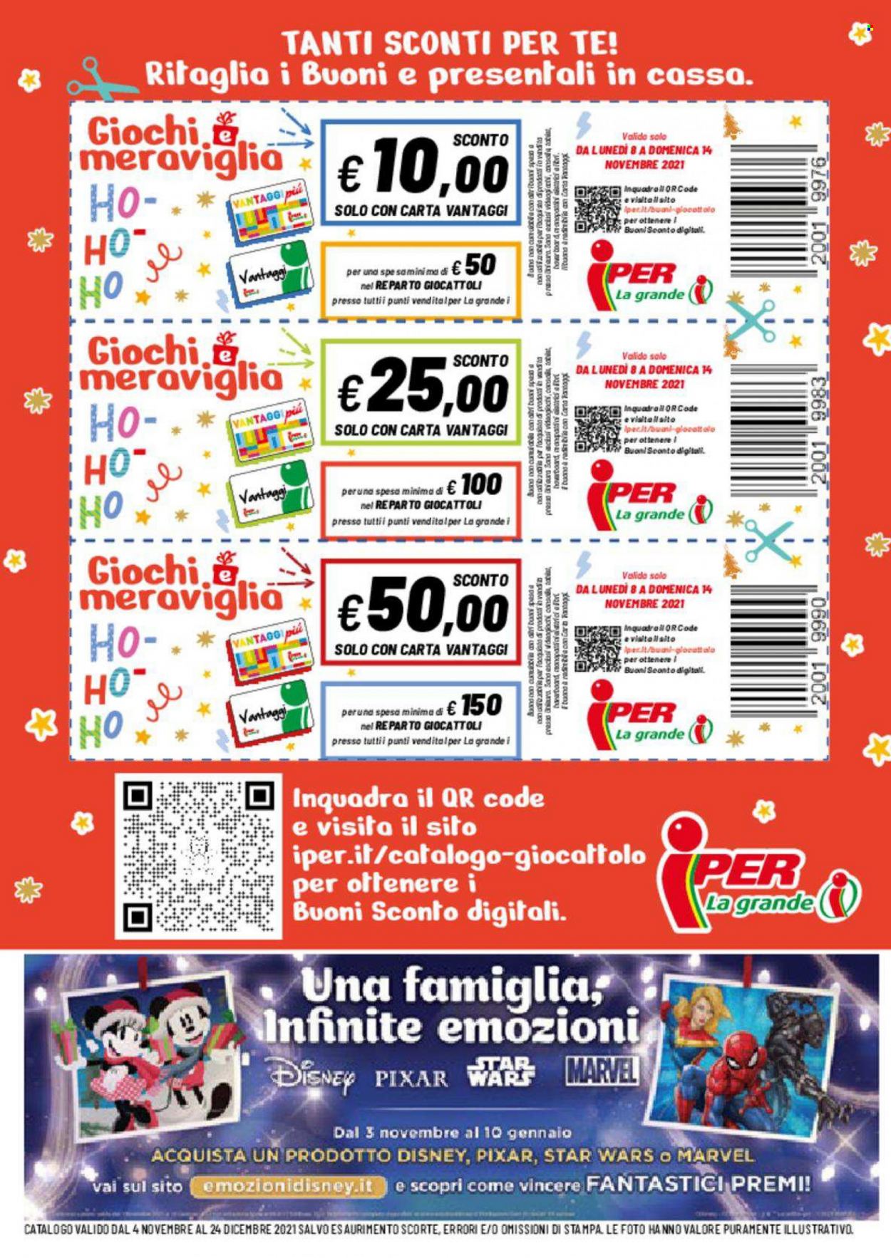 Volantino Iper, La grande i - 1/11/2021 - 24/12/2021. Pagina 72