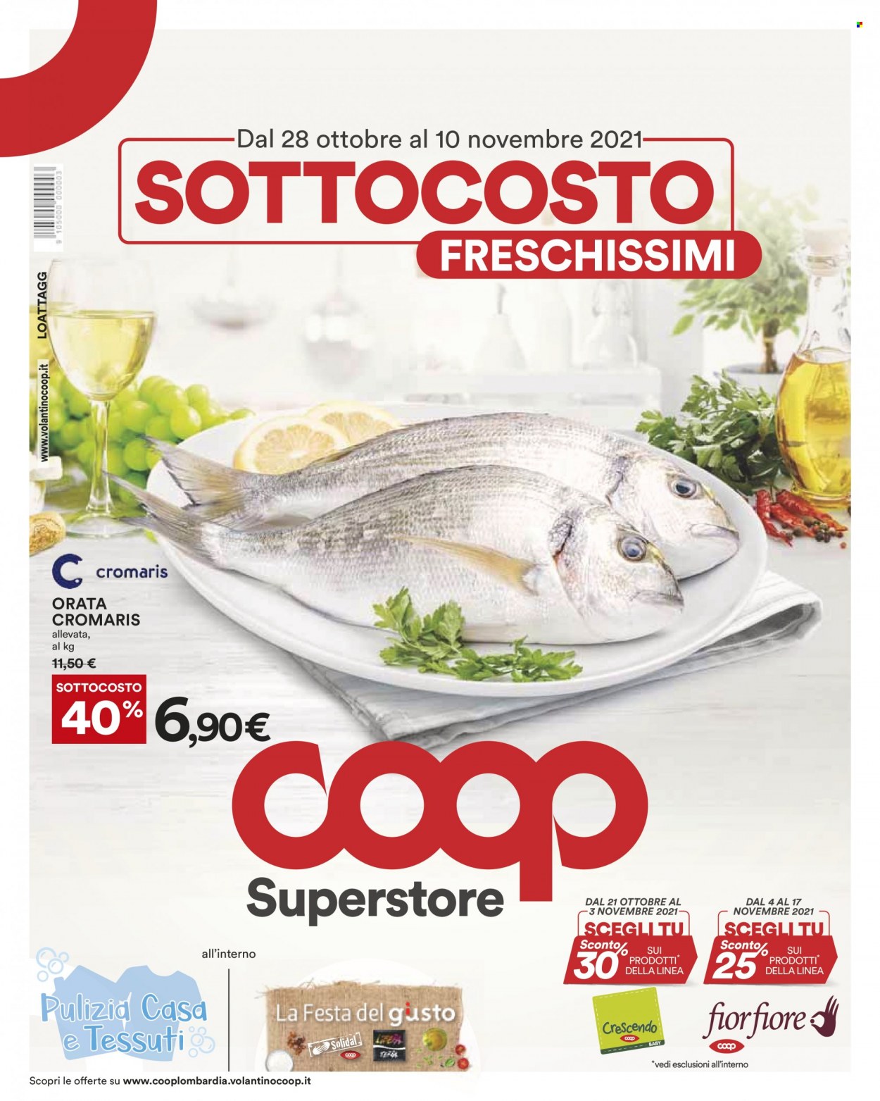 Volantino Coop - 28/10/2021 - 10/11/2021. Pagina 1
