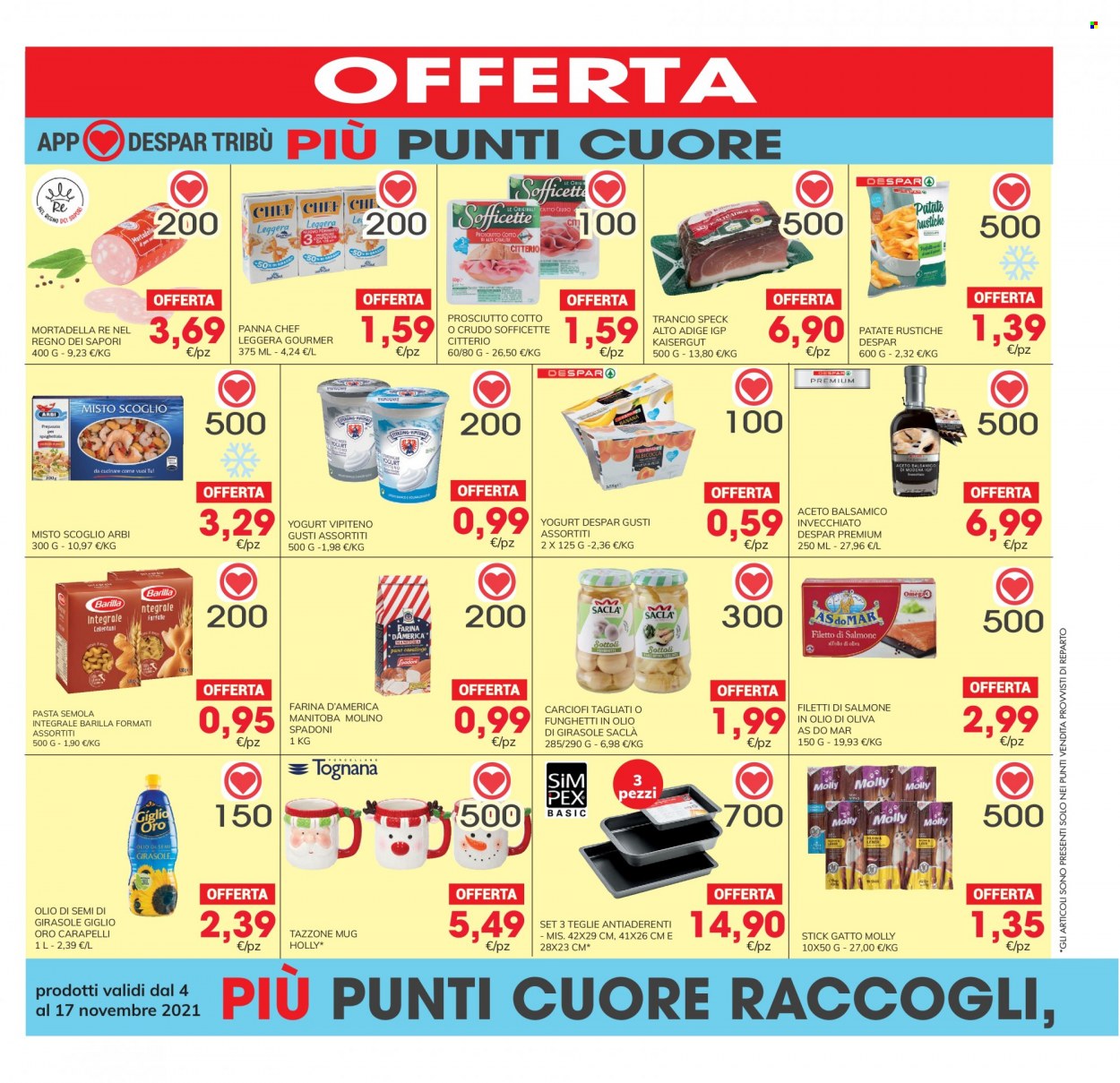 Volantino Eurospar - 4/11/2021 - 17/11/2021. Pagina 22