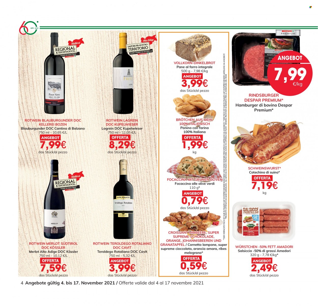 Volantino Eurospar - 4/11/2021 - 17/11/2021. Pagina 4