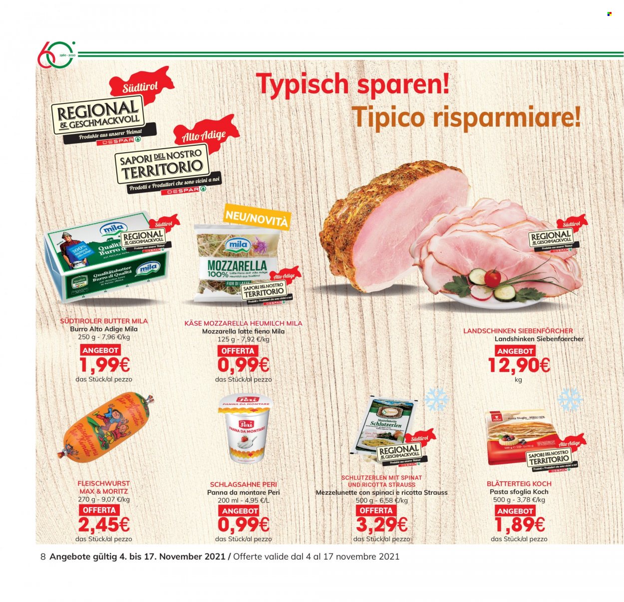 Volantino Eurospar - 4/11/2021 - 17/11/2021. Pagina 8