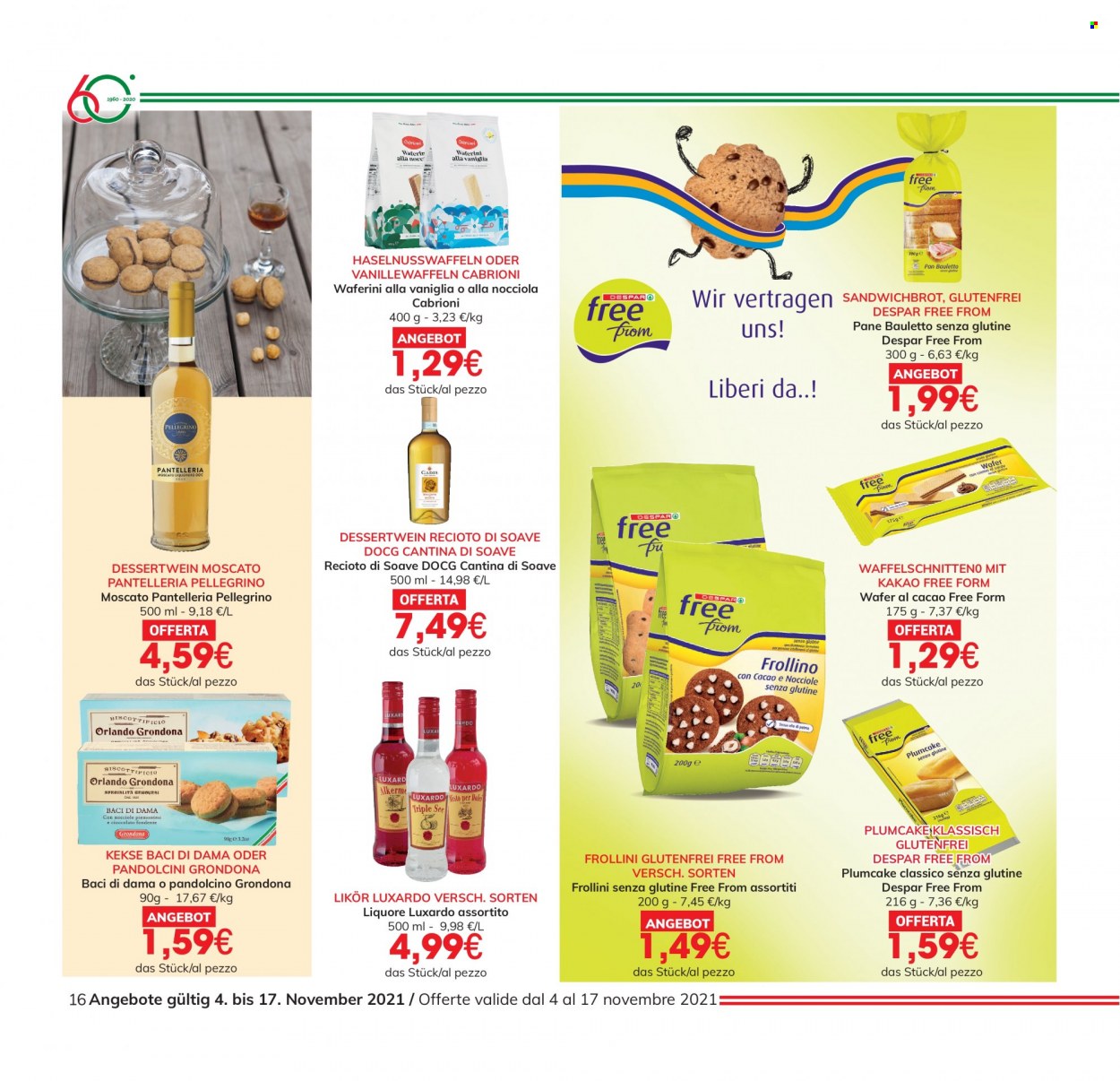 Volantino Eurospar - 4/11/2021 - 17/11/2021. Pagina 16