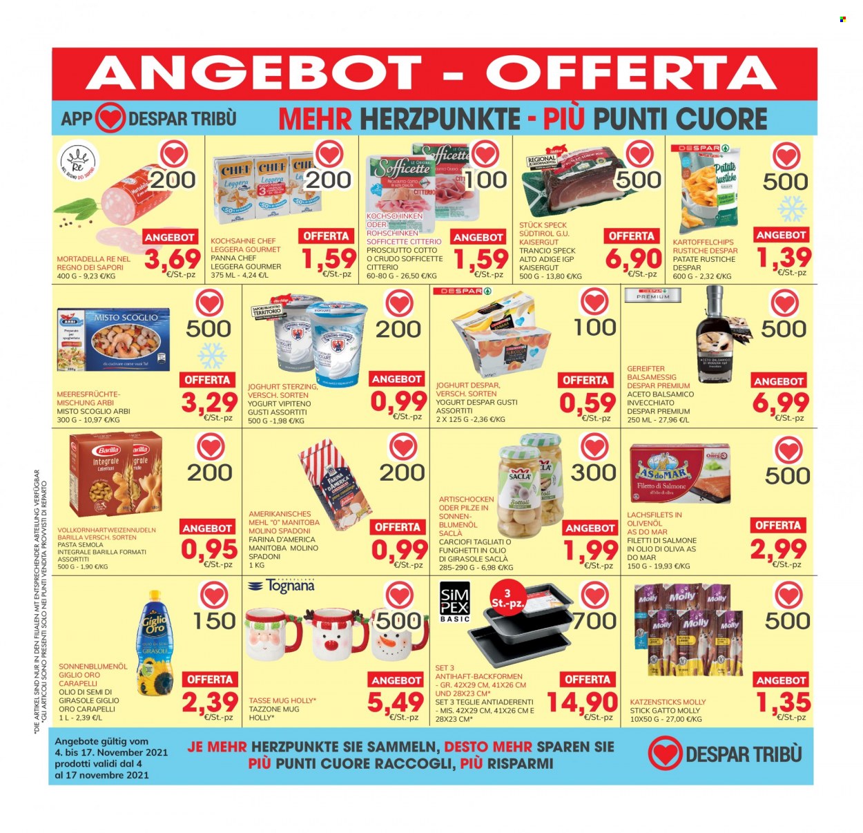 Volantino Eurospar - 4/11/2021 - 17/11/2021. Pagina 21