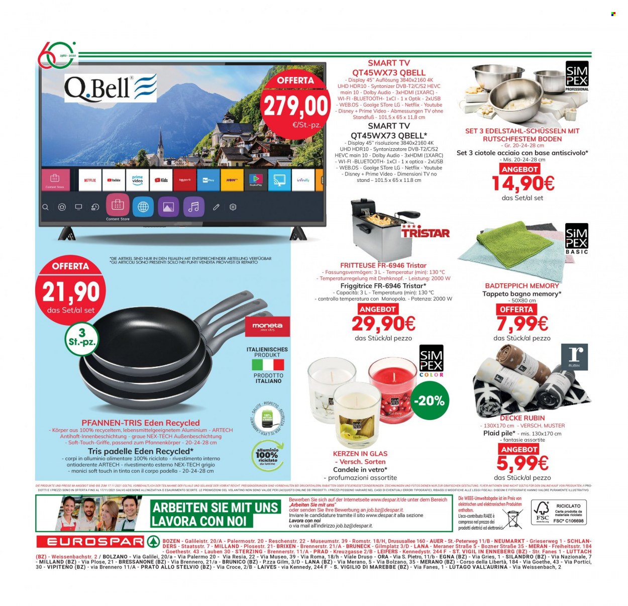 Volantino Eurospar - 4/11/2021 - 17/11/2021. Pagina 24