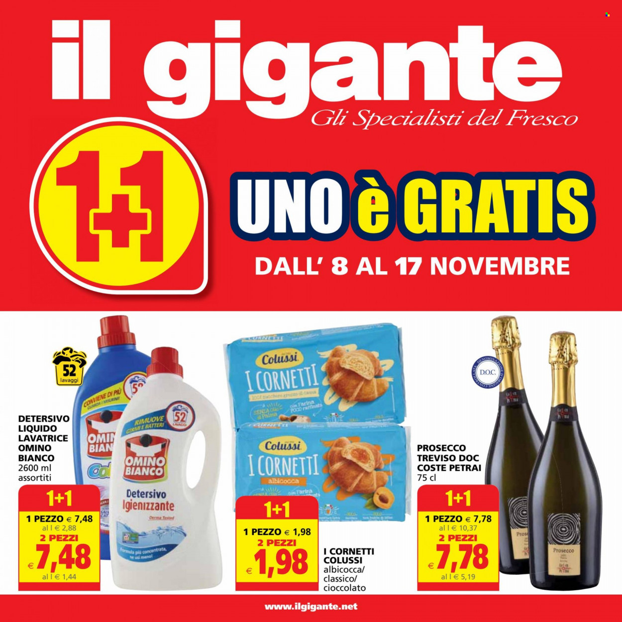 Volantino Il Gigante - 8/11/2021 - 17/11/2021. Pagina 1