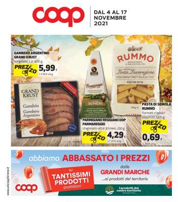 Volantino Coop - 4/11/2021 - 17/11/2021.