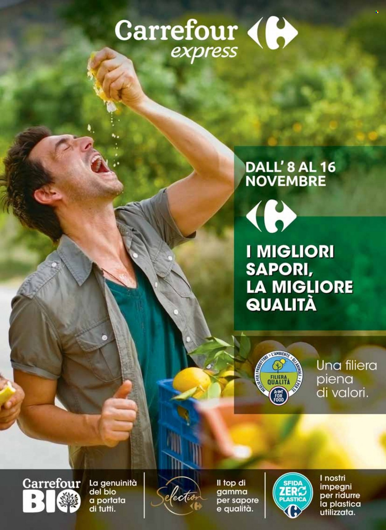 Volantino Carrefour - 8/11/2021 - 16/11/2021. Pagina 1