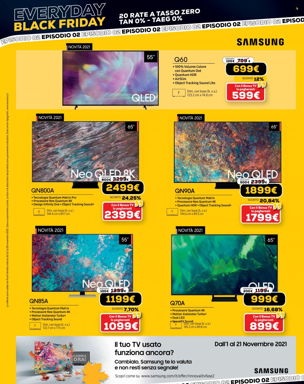 Volantino Euronics - 12/11/2021 - 29/11/2021. Pagina 4