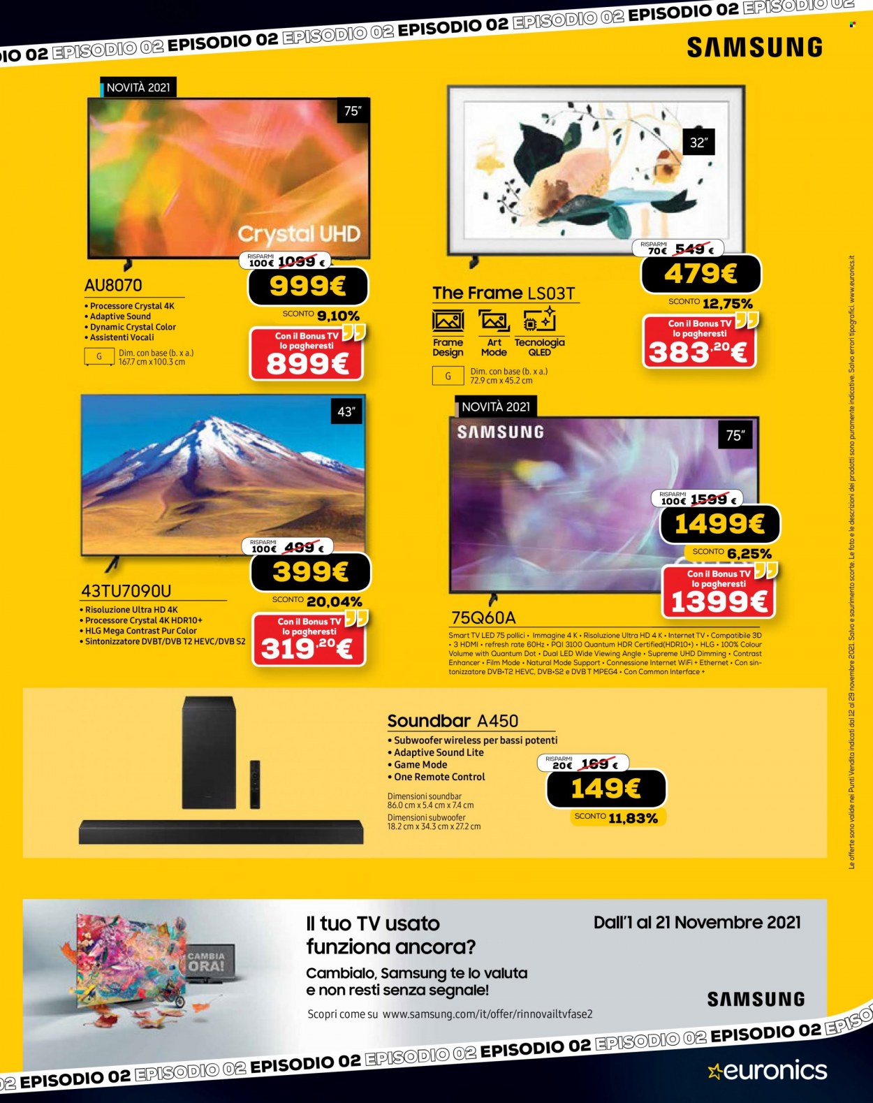 Volantino Euronics - 12/11/2021 - 29/11/2021. Pagina 5