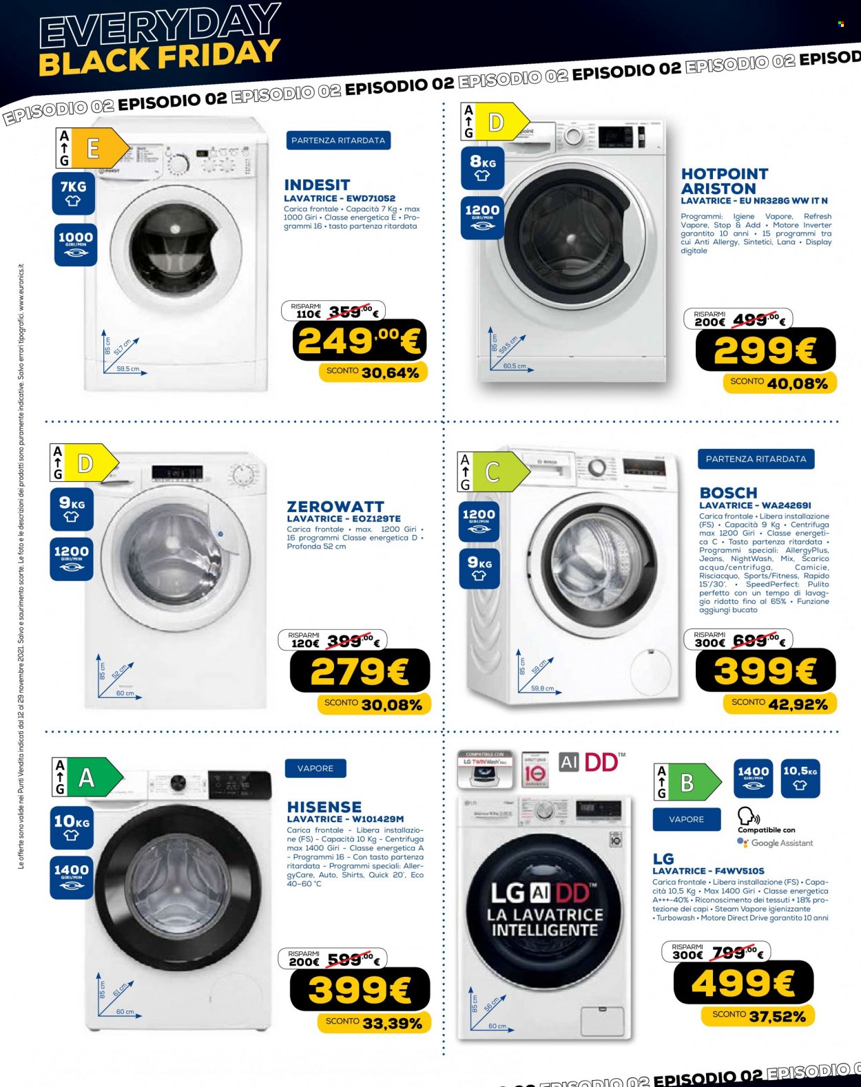 Volantino Euronics - 12/11/2021 - 29/11/2021. Pagina 18