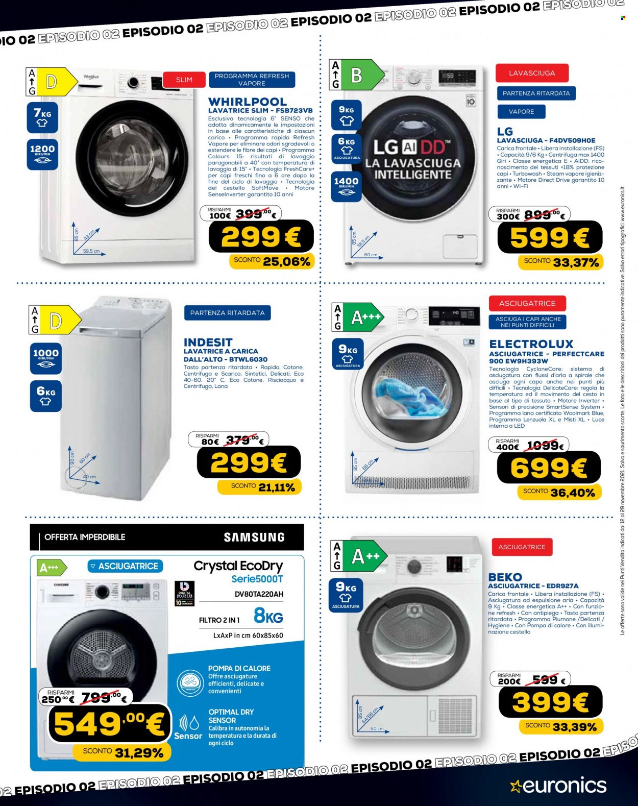 Volantino Euronics - 12/11/2021 - 29/11/2021. Pagina 19