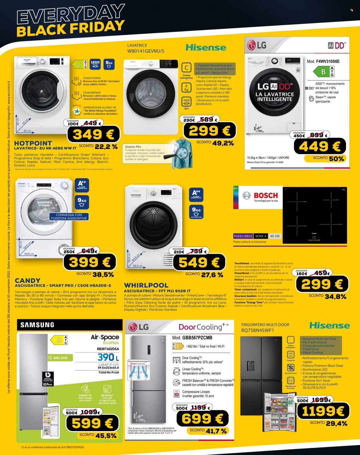 Volantino Euronics - 28/10/2021 - 10/11/2021. Pagina 12
