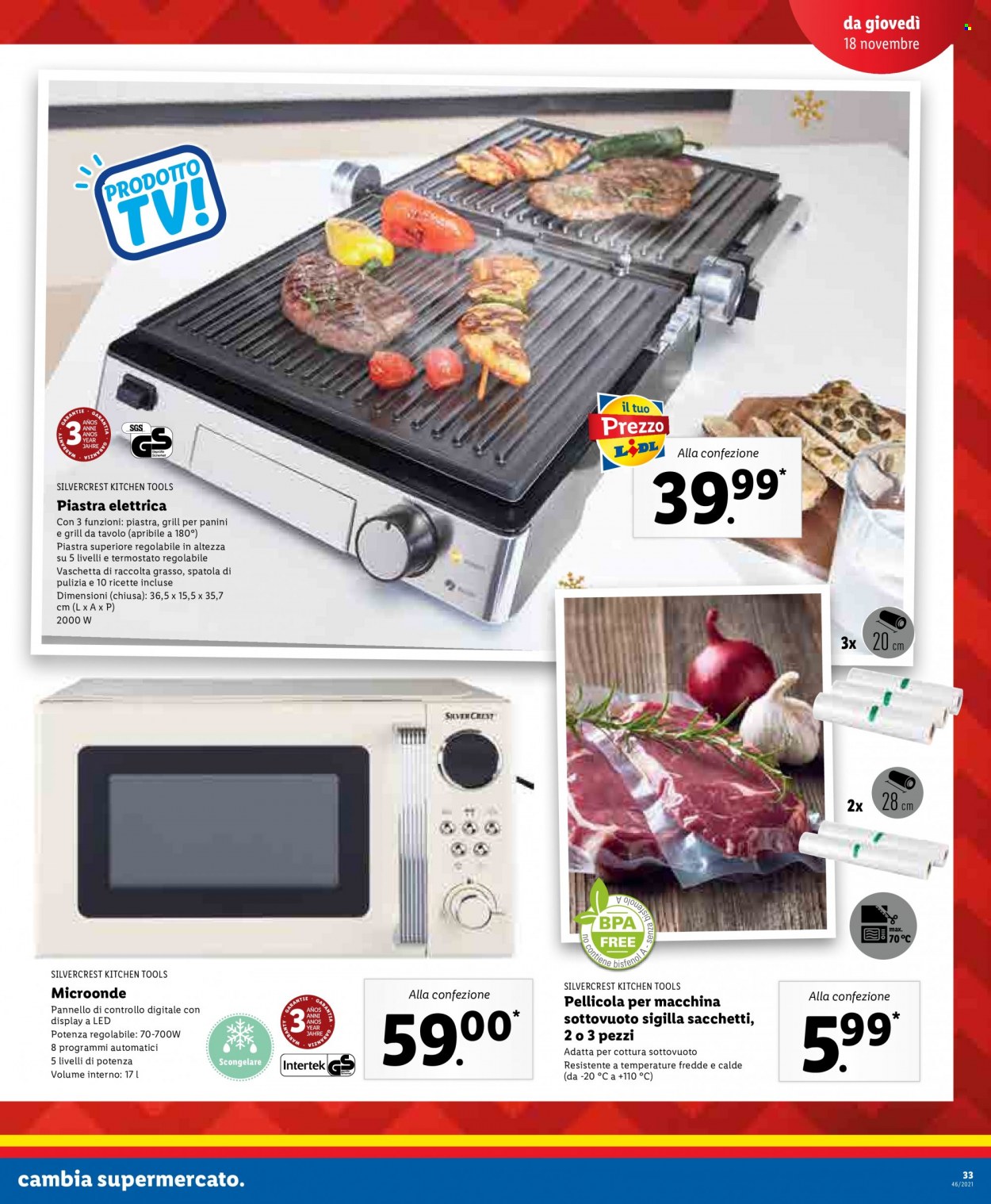 Volantino Lidl - 15/11/2021 - 21/11/2021. Pagina 33