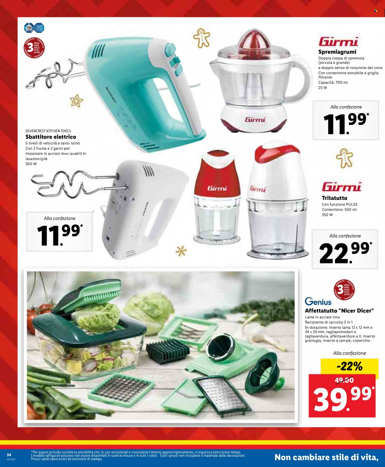 Volantino Lidl - 15/11/2021 - 21/11/2021. Pagina 34
