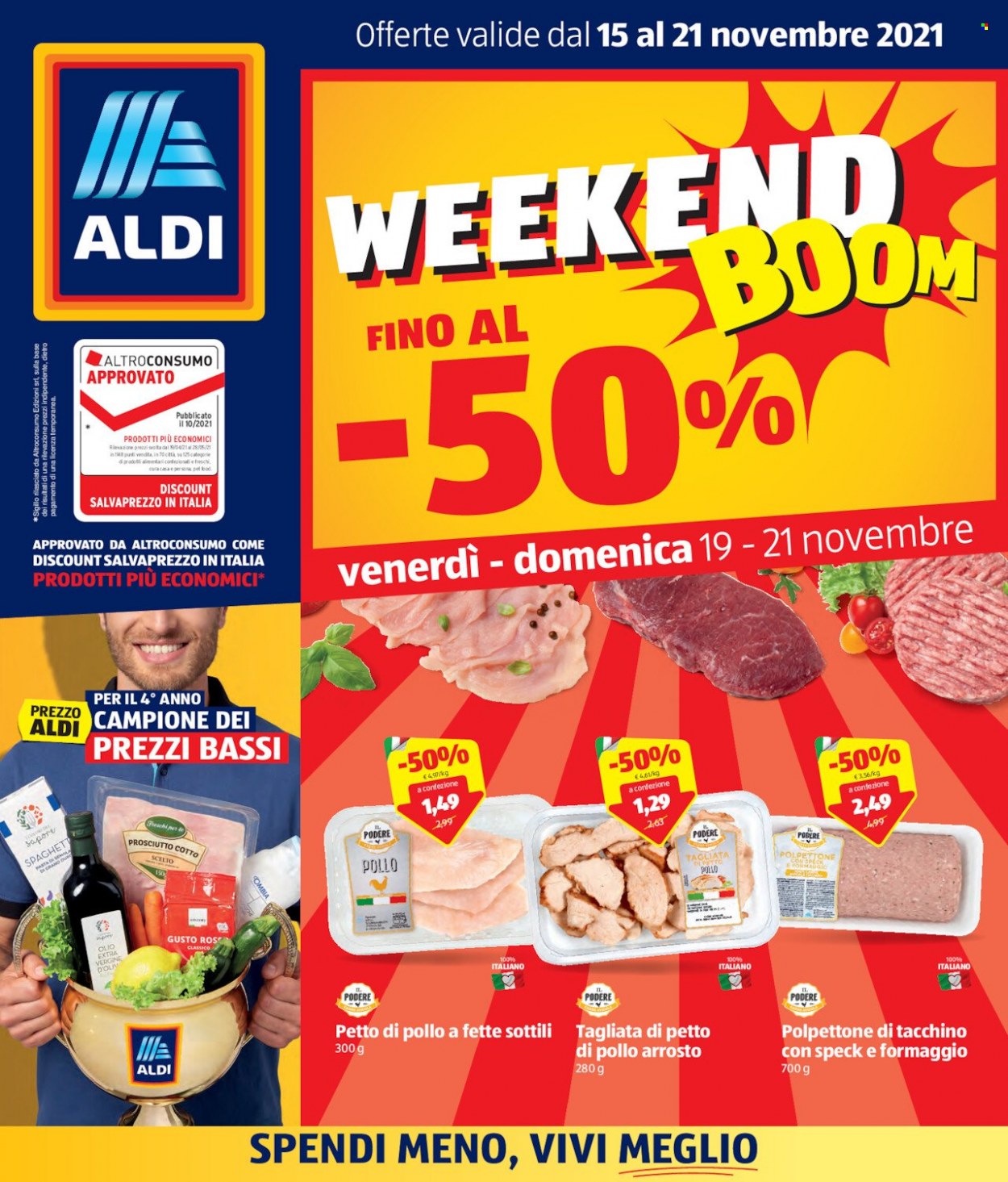 Volantino Aldi - 15/11/2021 - 21/11/2021. Pagina 1