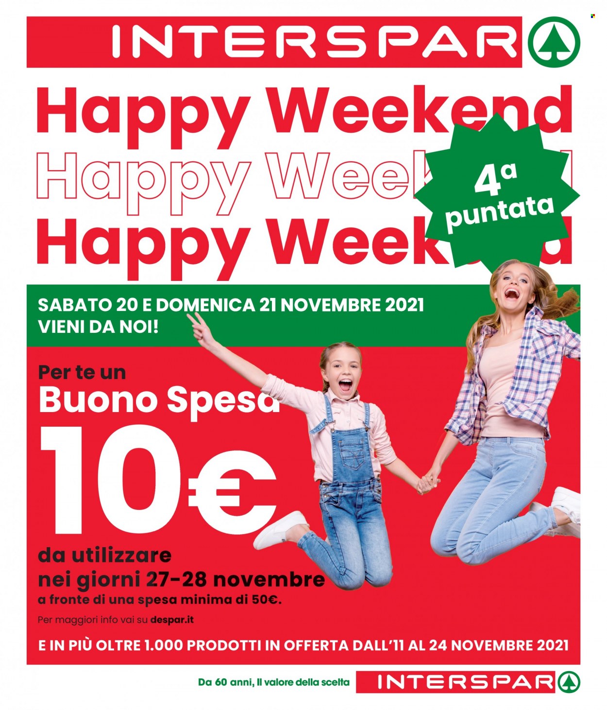 Volantino Interspar - 11/11/2021 - 24/11/2021. Pagina 1