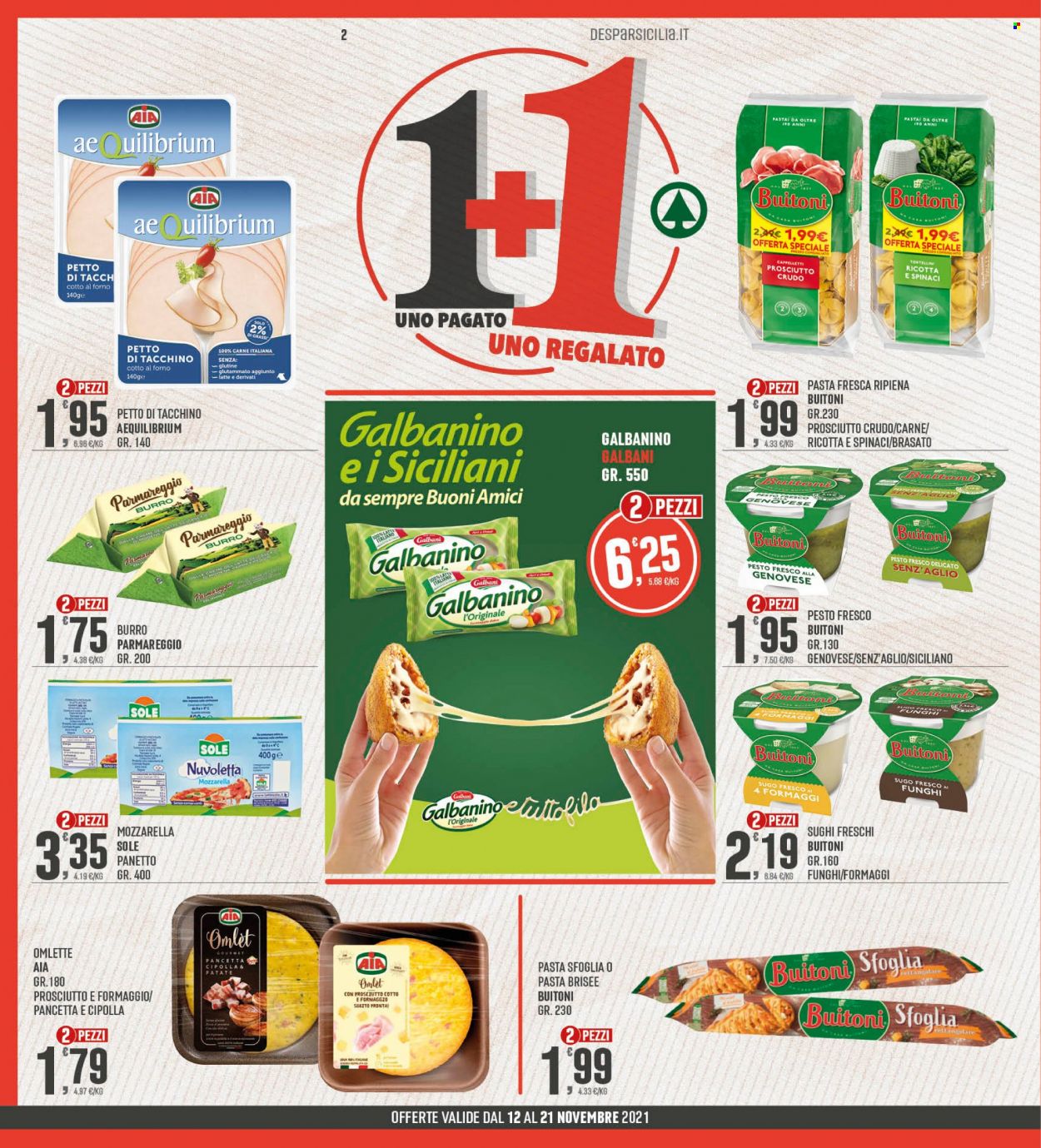 Volantino Eurospar - 12/11/2021 - 21/11/2021. Pagina 2