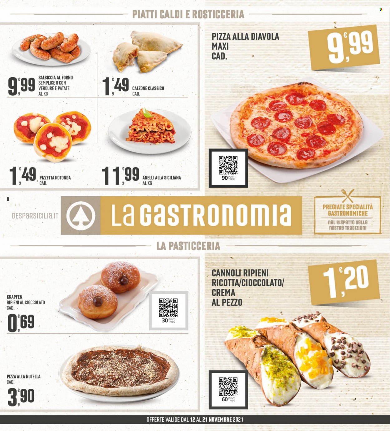 Volantino Eurospar - 12/11/2021 - 21/11/2021. Pagina 8