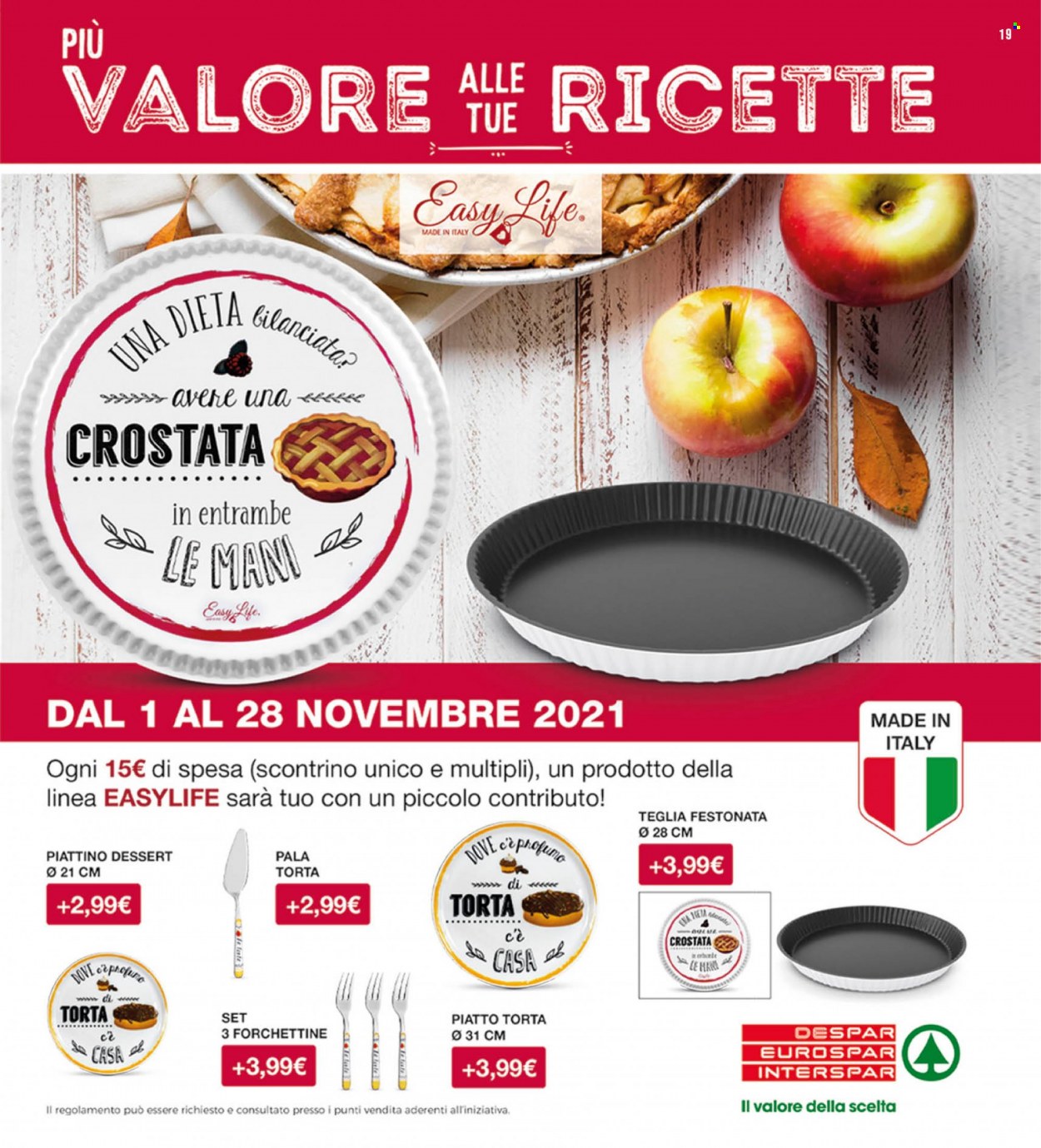 Volantino Eurospar - 12/11/2021 - 21/11/2021. Pagina 19