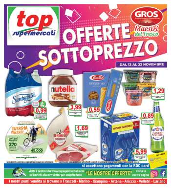 Volantino Top Supermercati - 12/11/2021 - 23/11/2021.