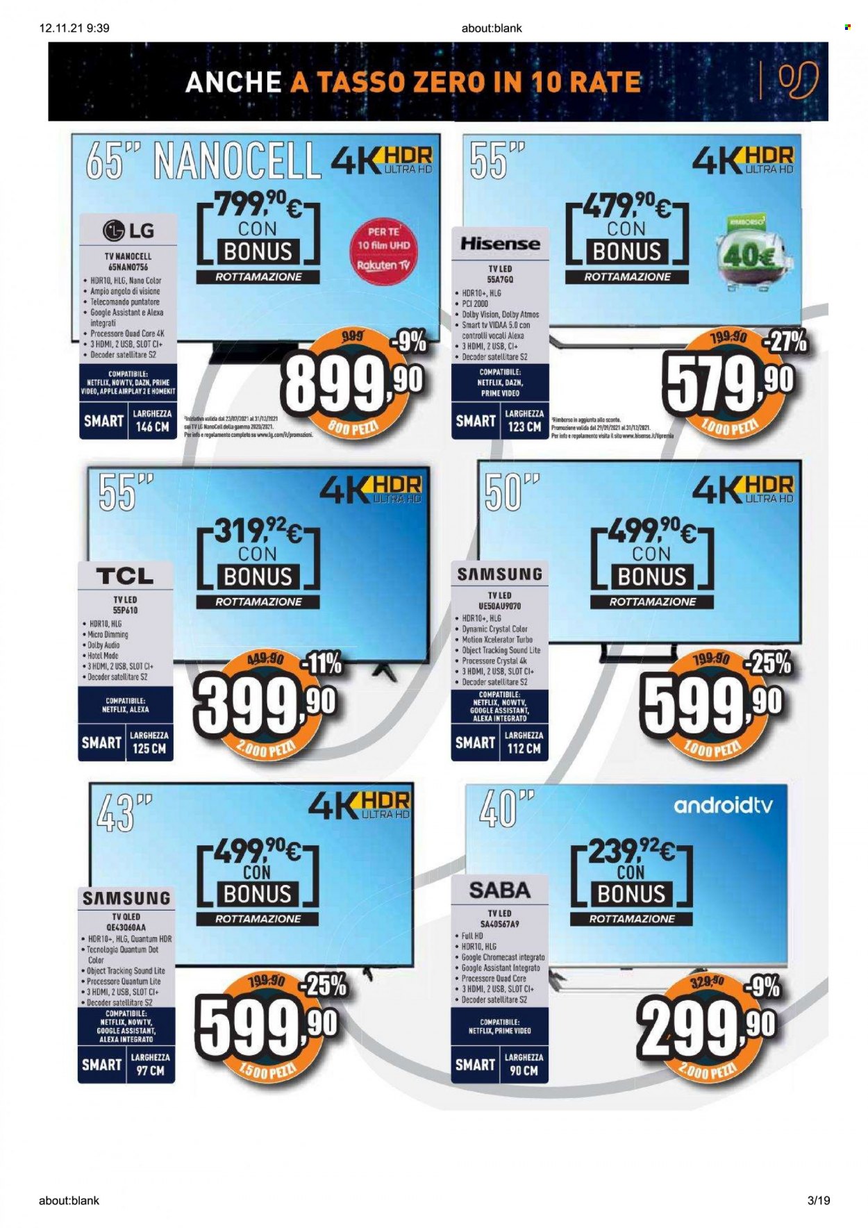 Volantino Unieuro - 12/11/2021 - 18/11/2021. Pagina 3