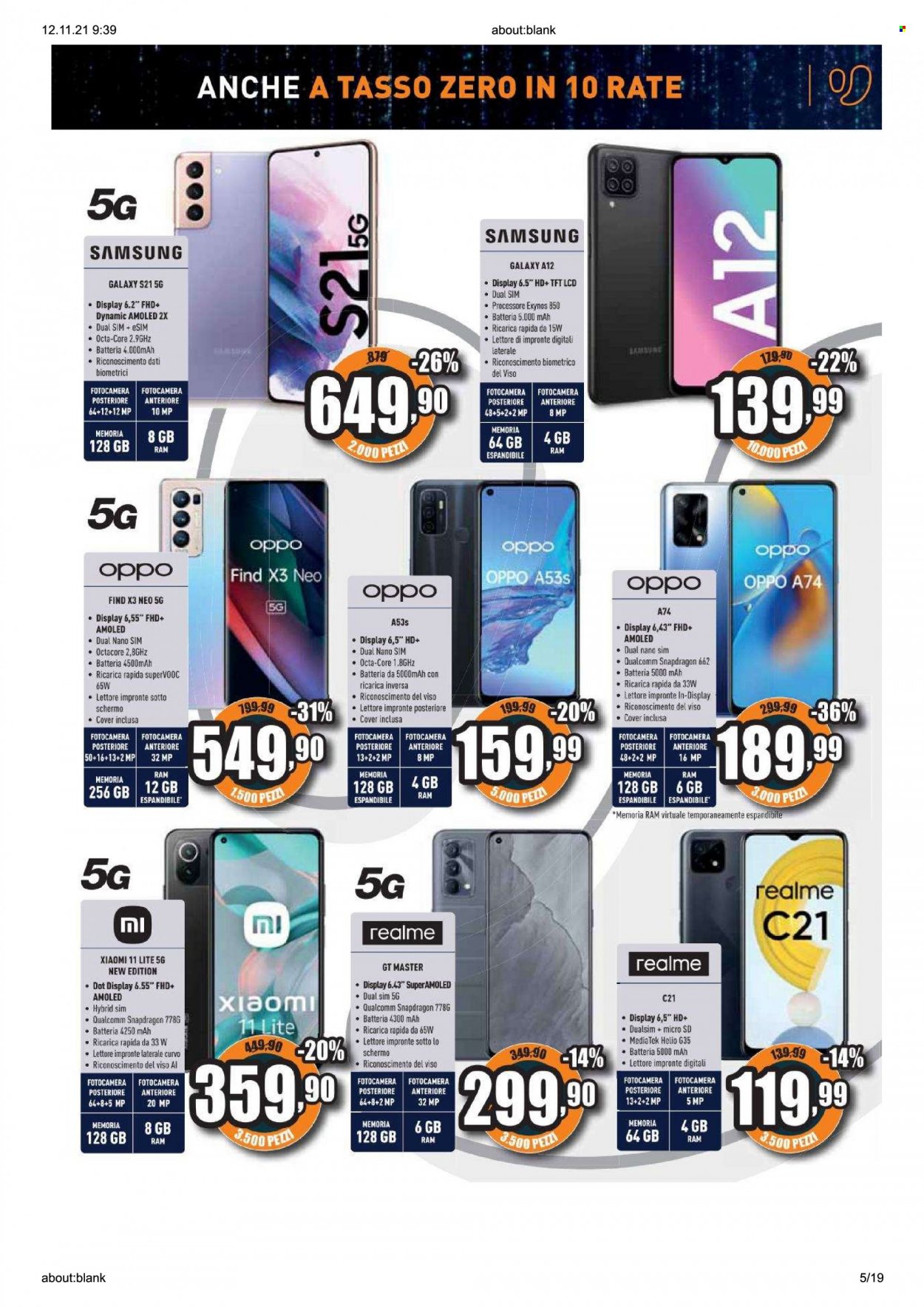 Volantino Unieuro - 12/11/2021 - 18/11/2021. Pagina 5