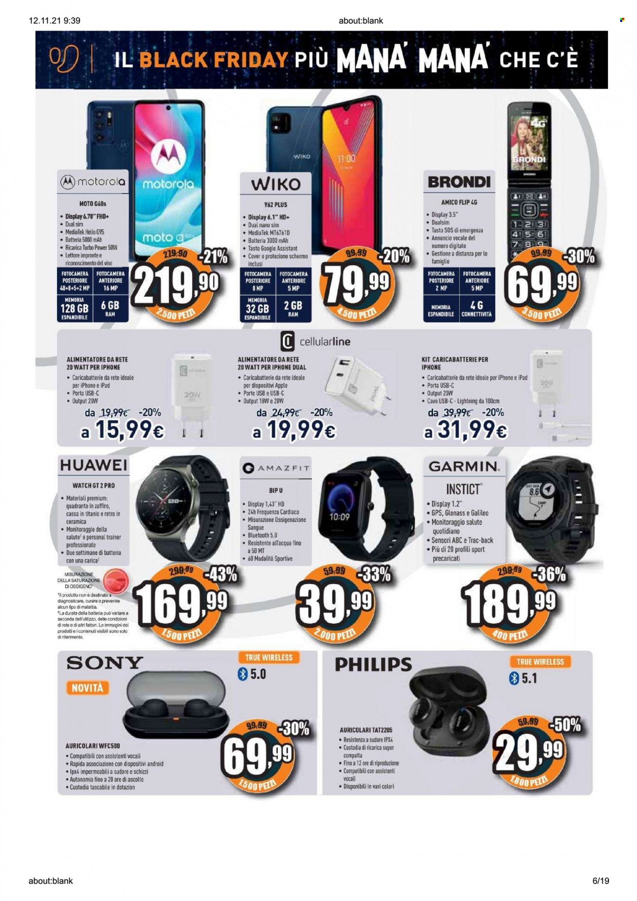 Volantino Unieuro - 12/11/2021 - 18/11/2021. Pagina 6