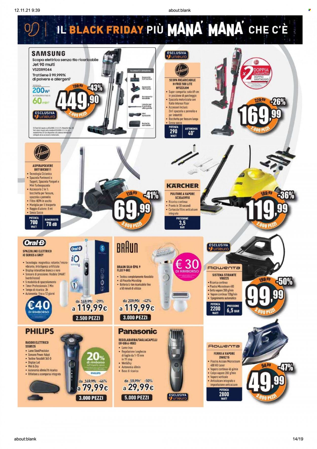 Volantino Unieuro - 12/11/2021 - 18/11/2021. Pagina 14