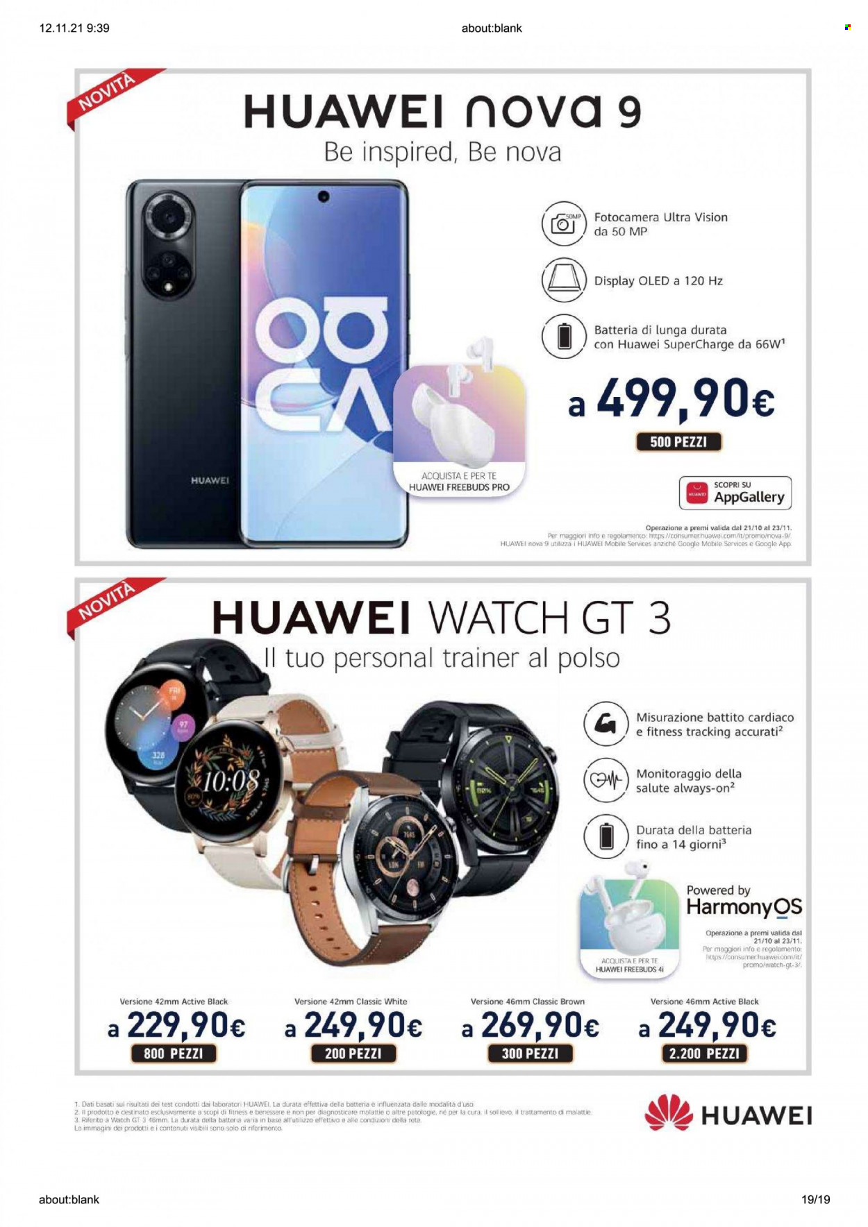 Volantino Unieuro - 12/11/2021 - 18/11/2021. Pagina 19