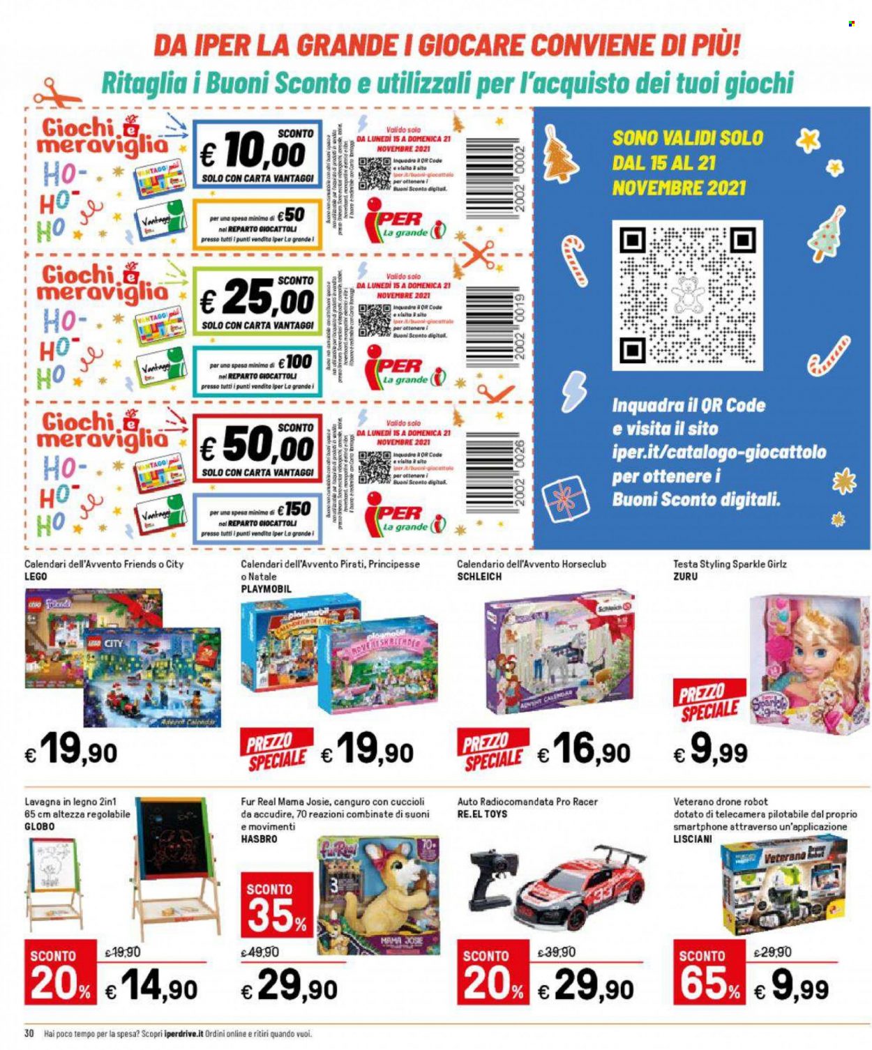 Volantino Iper, La grande i - 15/11/2021 - 28/11/2021. Pagina 32