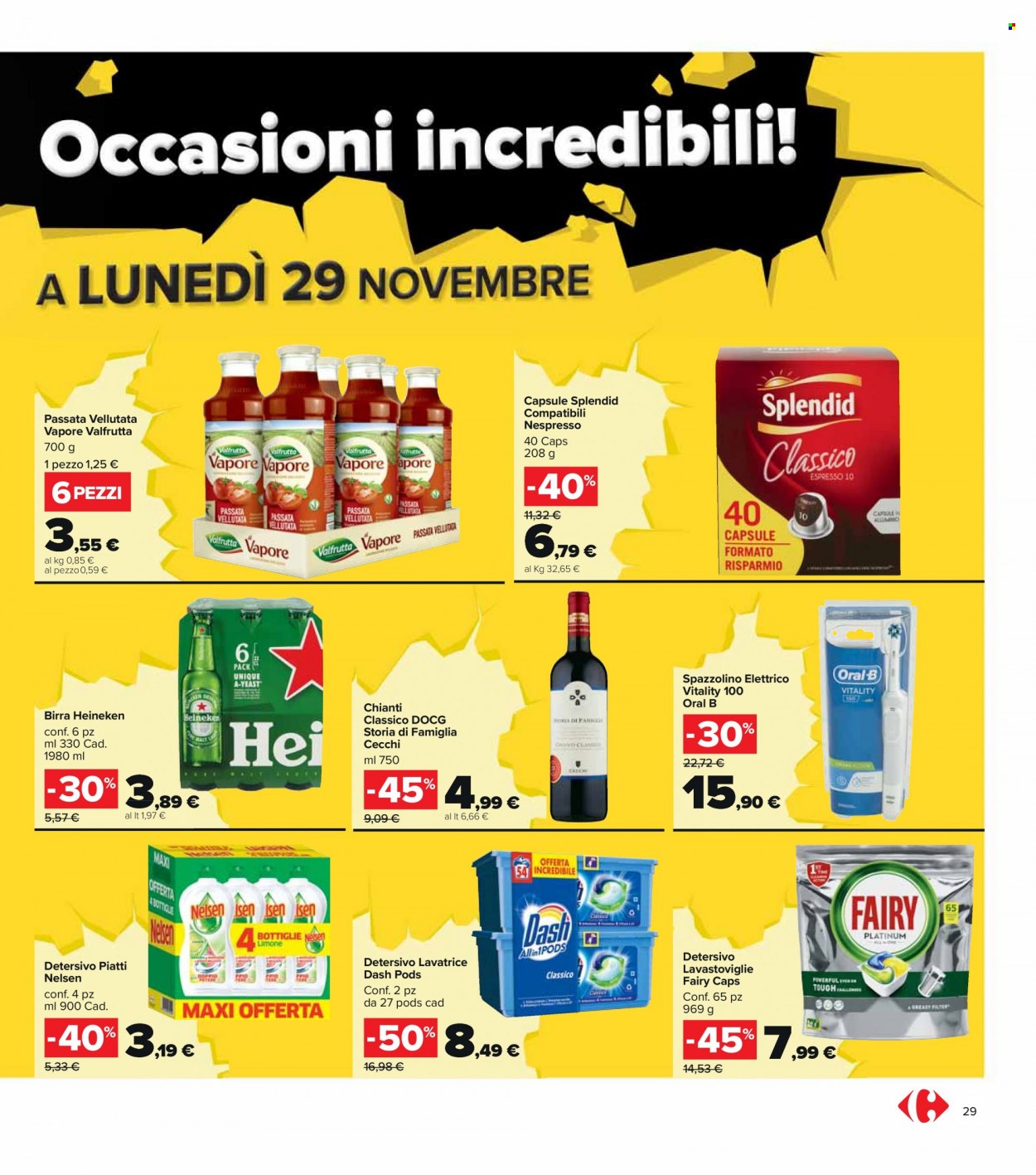 Volantino Carrefour - 17/11/2021 - 29/11/2021. Pagina 29