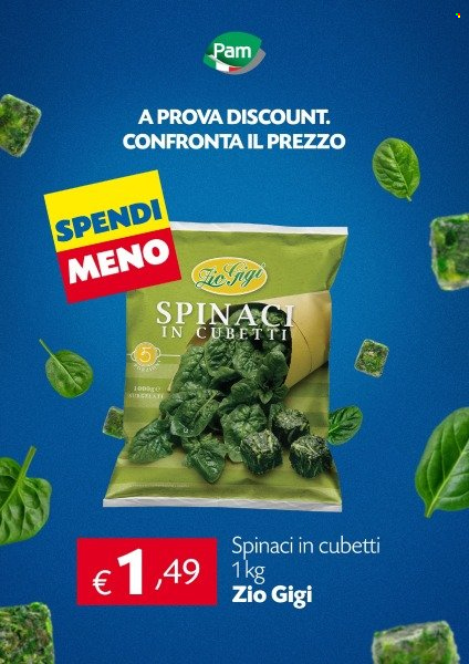 Volantino Pam Panorama. Pagina 1