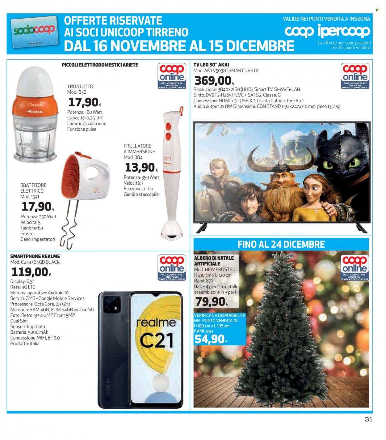 Volantino Coop - 16/11/2021 - 30/11/2021. Pagina 31