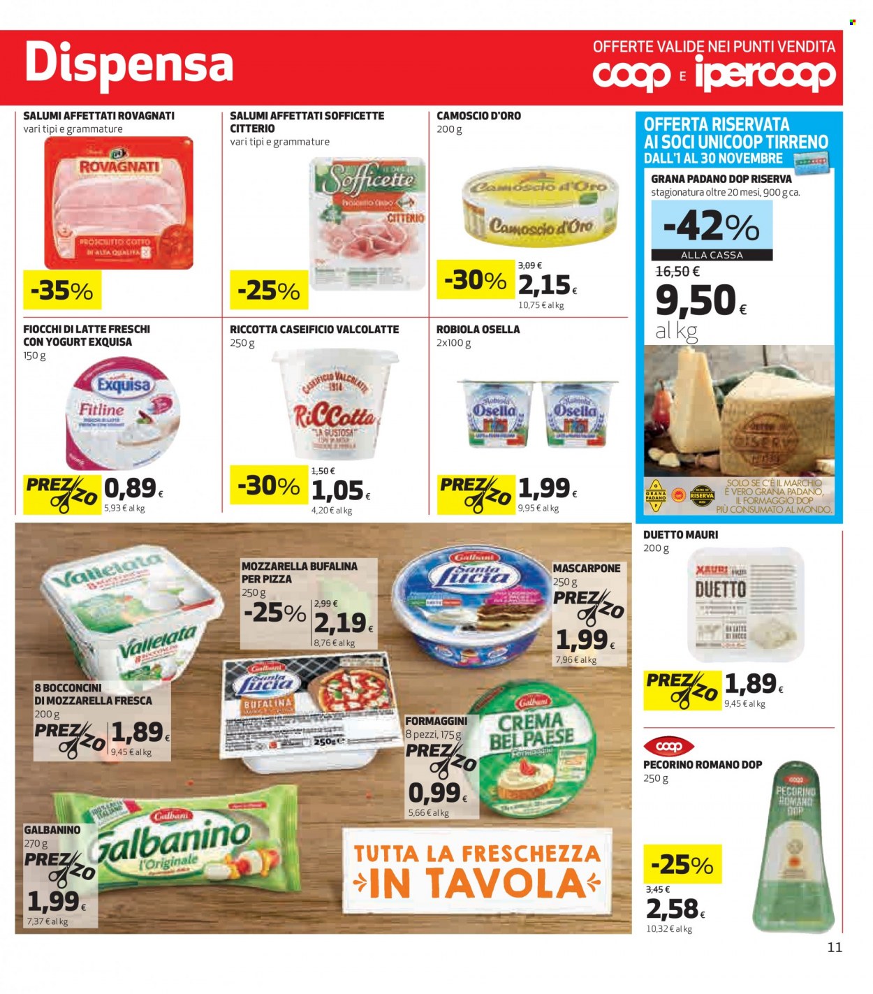 Volantino Coop - 16/11/2021 - 30/11/2021. Pagina 11