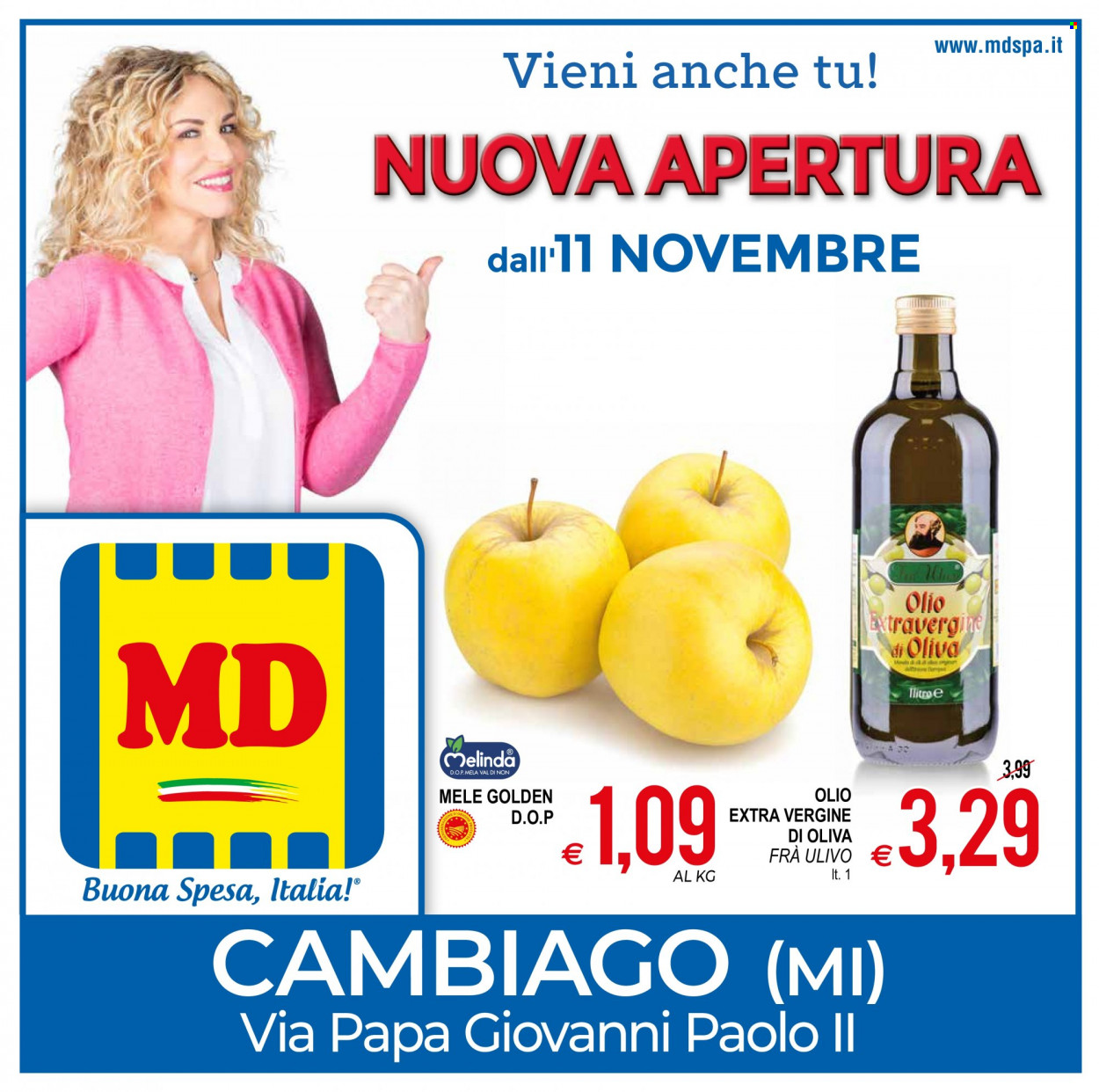 Volantino MD Discount - 11/11/2021 - 21/11/2021. Pagina 1