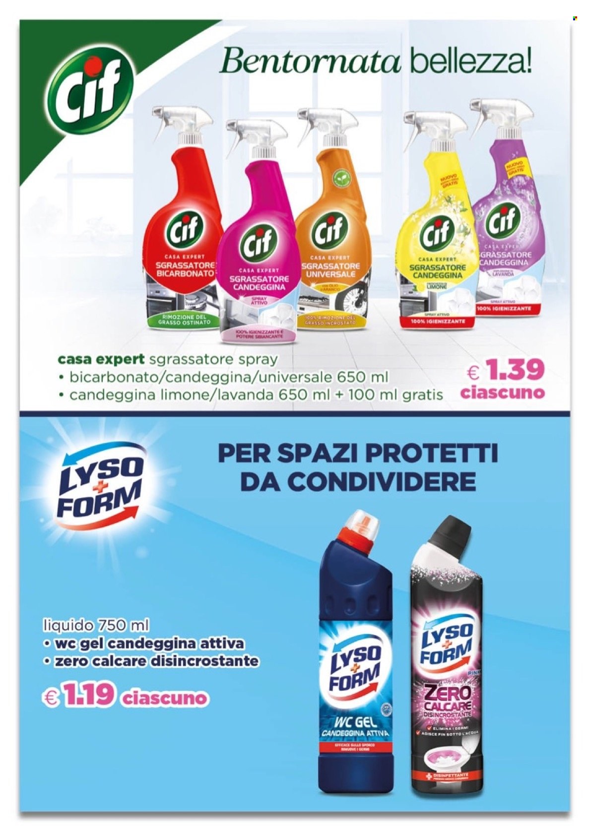 thumbnail - Volantino Acqua & Sapone - 7/11/2021 - 28/11/2021 - Prodotti in offerta - candeggina, Cif, sgrassatore, igienizzante, detergente WC, disincrostante. Pagina 4.