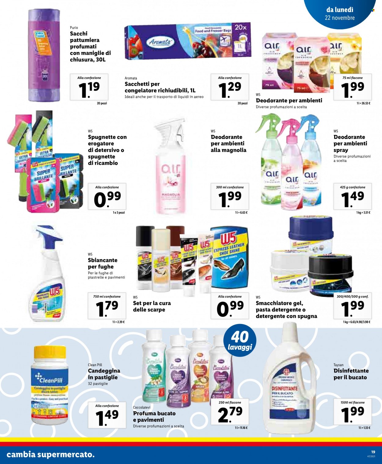 Volantino Lidl - 22/11/2021 - 28/11/2021. Pagina 19