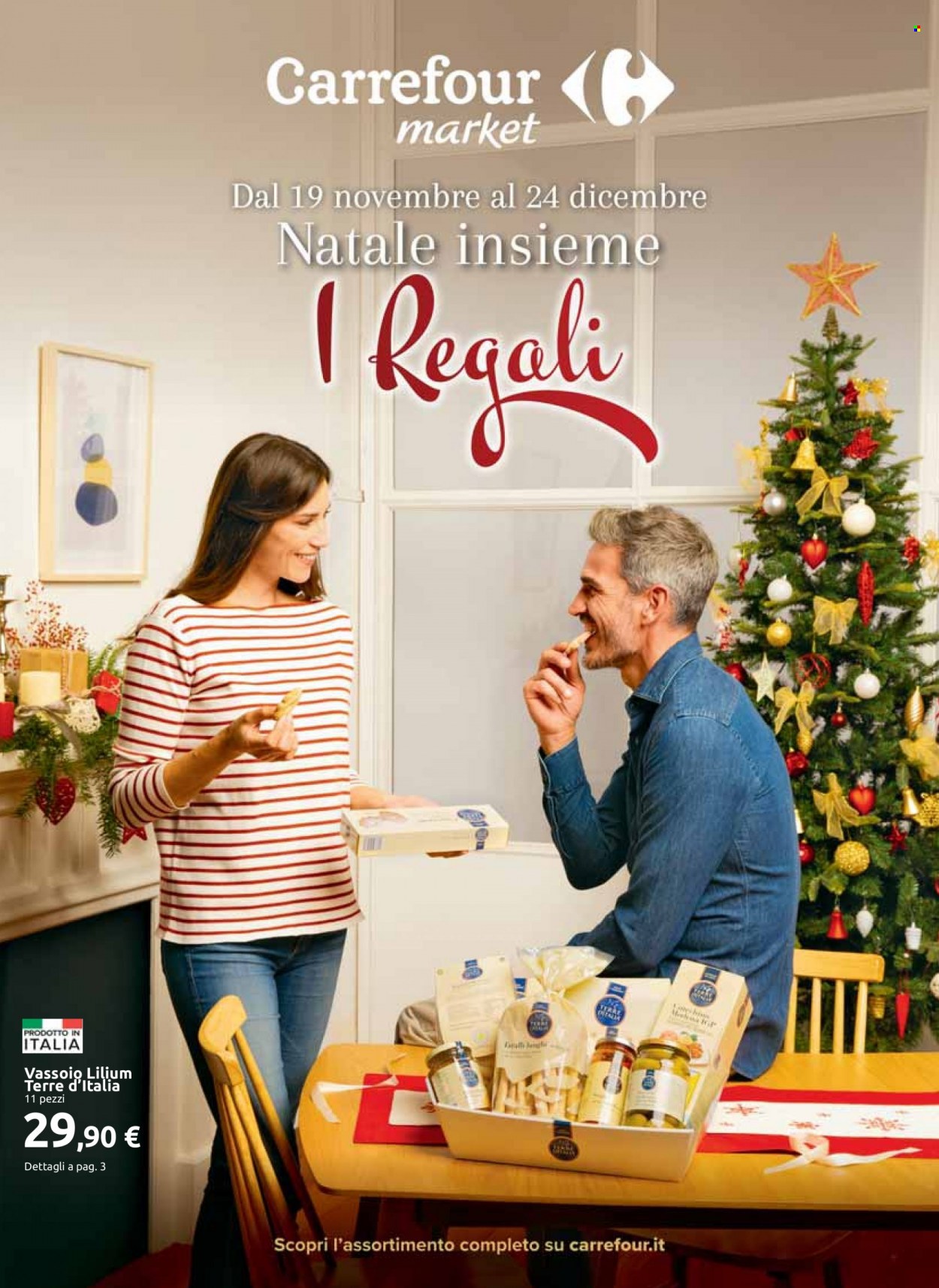 Volantino Carrefour - 19/11/2021 - 24/12/2021. Pagina 1