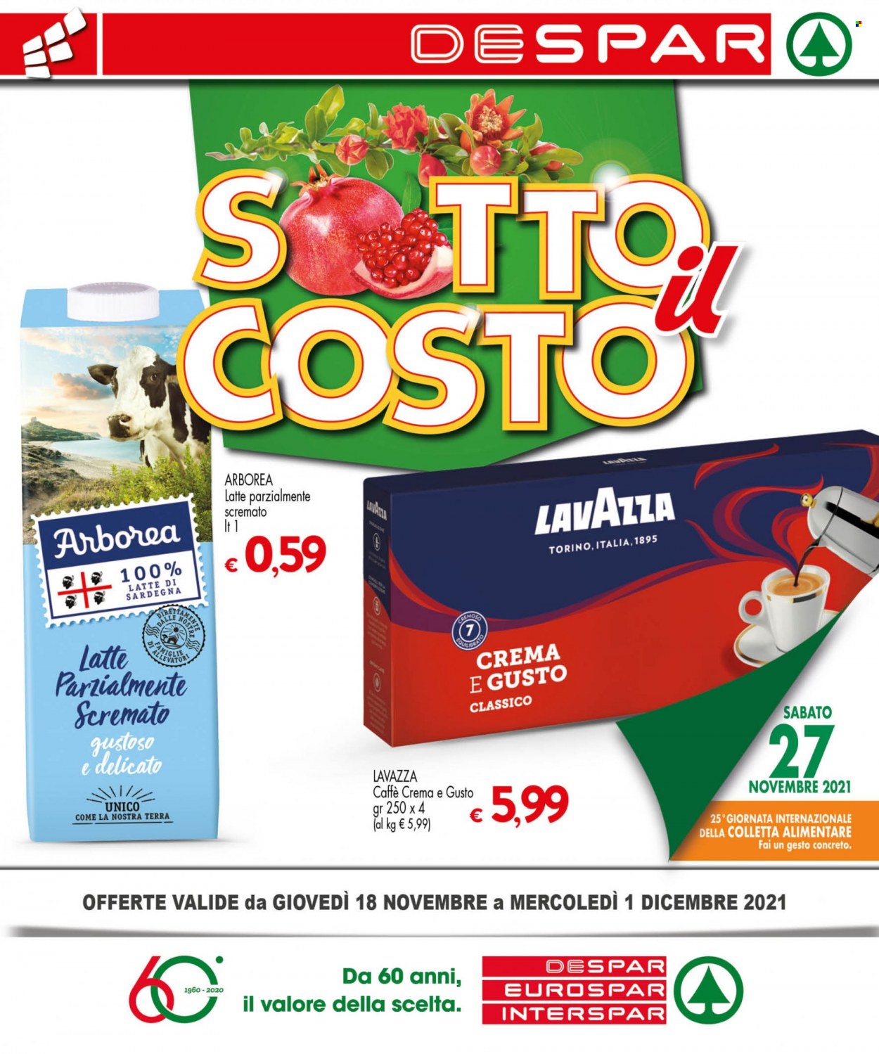 Volantino Eurospar - 18/11/2021 - 1/12/2021. Pagina 1