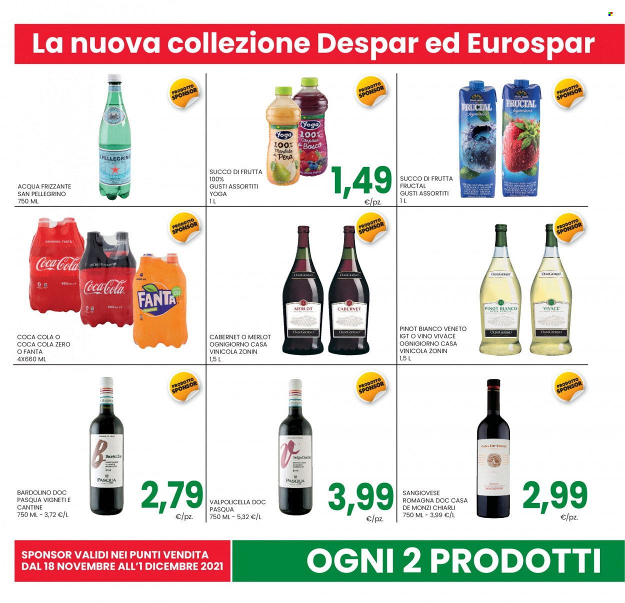 Volantino Eurospar - 18/11/2021 - 1/12/2021. Pagina 10