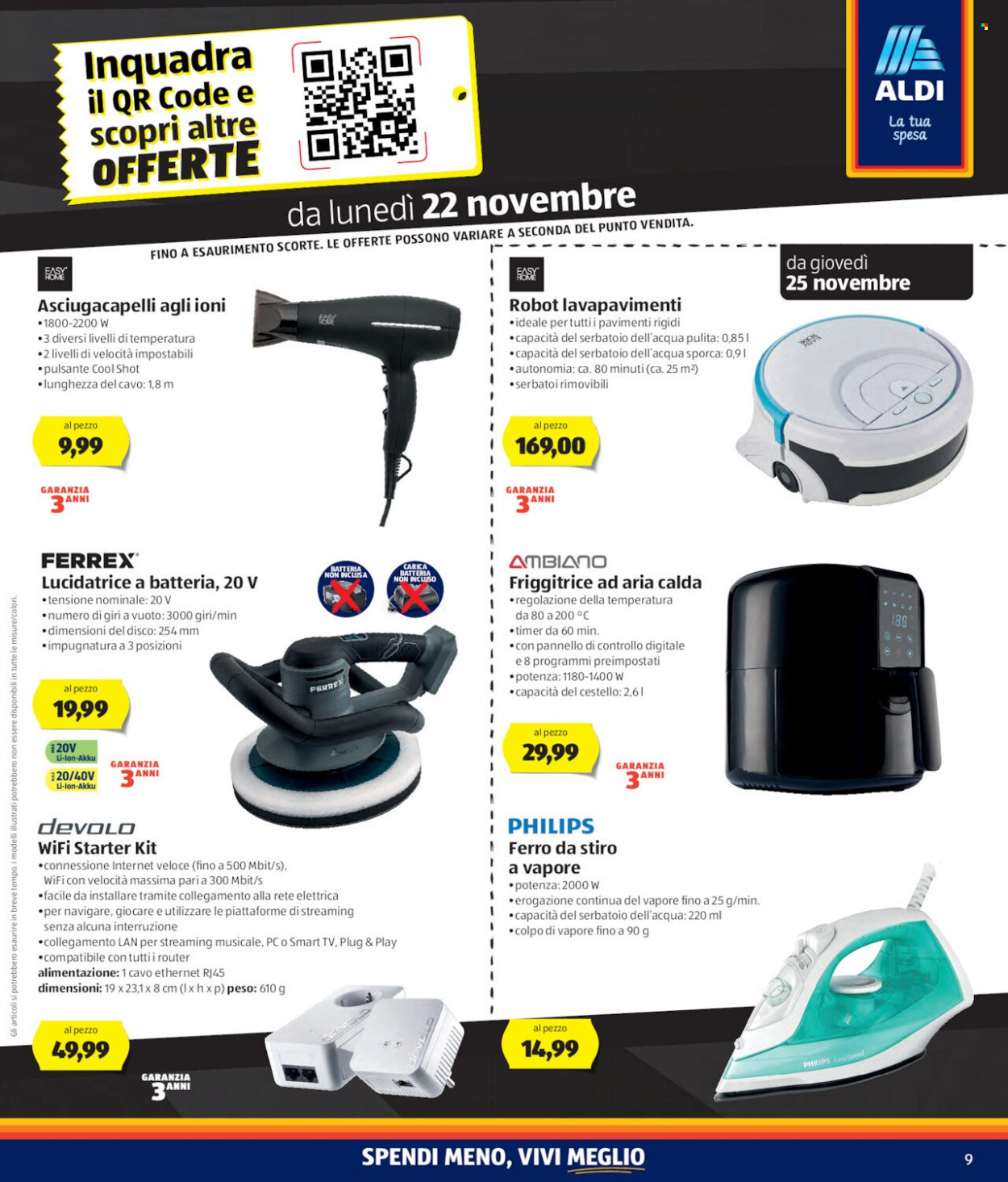 Volantino Aldi - 22/11/2021 - 28/11/2021. Pagina 9